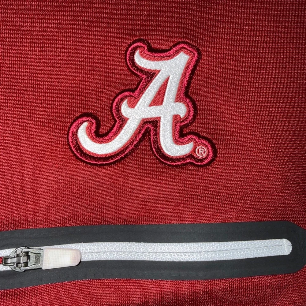 Nike Alabama Crimson Tide Dri-FIT Quarter Zip Pullover Mens‎ Size M Red